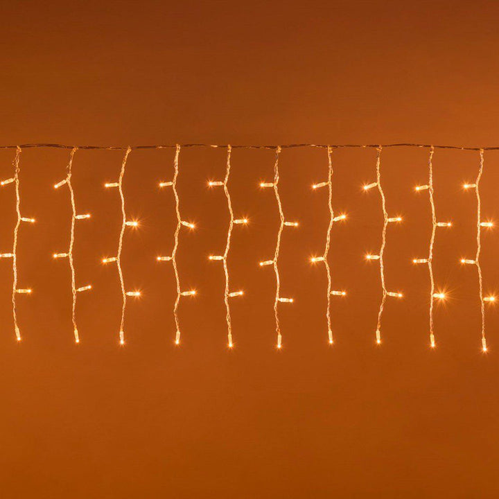 Cortina Led 3 Mts x 45 Cm 100 Led Cálida Luces Navidad 1320