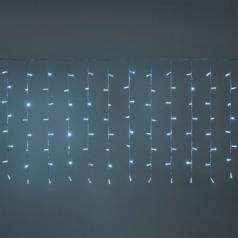 Cortina Led 3 Mts x 45 Cm 100 Led Blanca Luces Navidad 1321