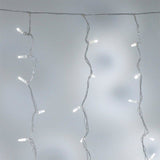 Cortina Led 3 Mts x 45 Cm 100 Led Blanca Luces Navidad 1321