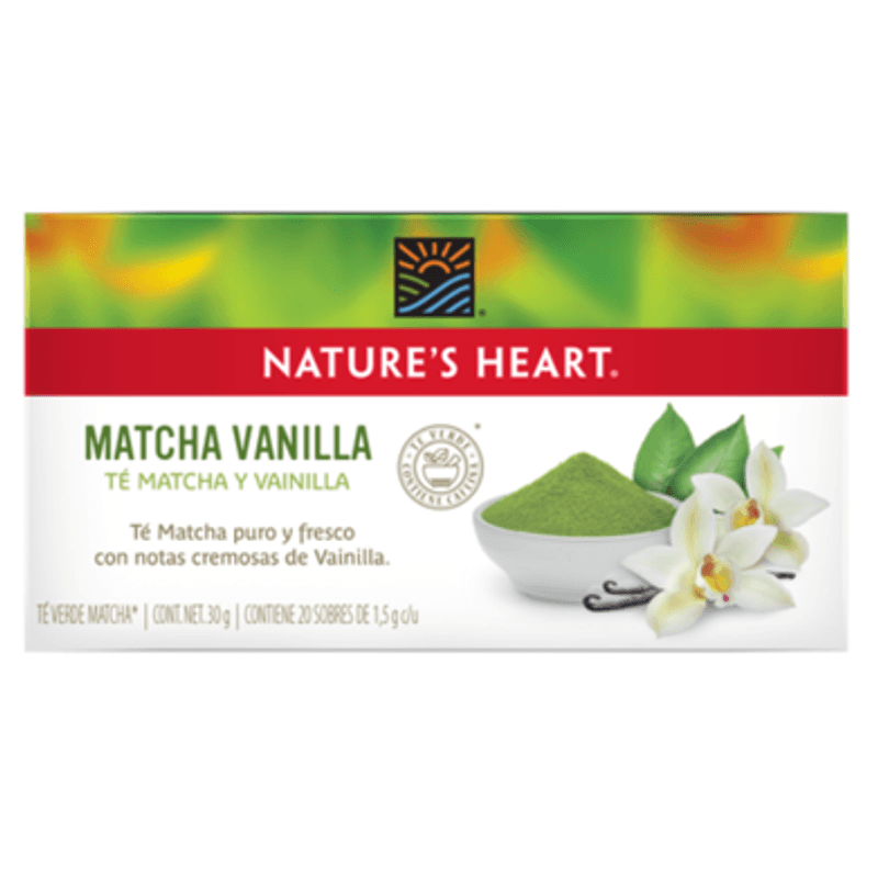 TE NATURES HEART 30G MATCHA VAINILLA