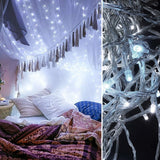 Luz Led Lineal 50 Metros 500 Led Blanca Luces Navidad RF 1511