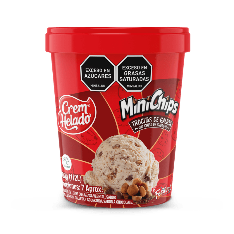 HELADO CREM HELADO 300G MINICHIPS