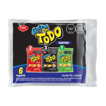 PASABOCA GOLPE CON TODO 270G SURTIDO