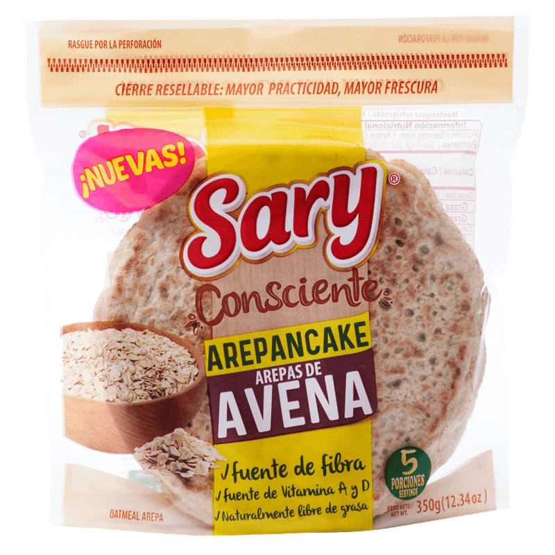 AREPA SARY 5U 350G AVENA
