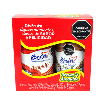 DULCE BREVA KONFYT 530G + AREQUIPE
