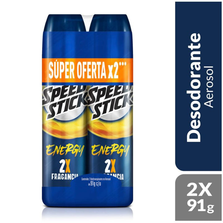 DESOD SPEED STICK 2U 182G ENERGY AEROSOL