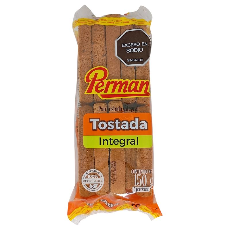TOSTADA PERMAN 10U 150G INTEGRAL