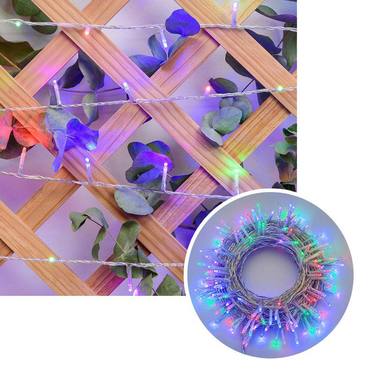 Extensión Luz LED Lineal 100 Luces 7 Metros Cable Transparente 1400