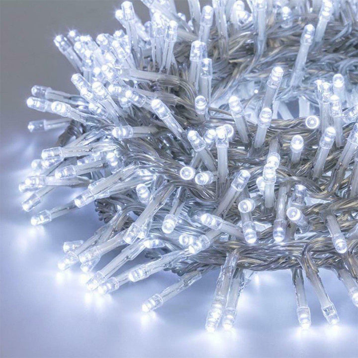 Extensión Luz LED Lineal 100 Luces 7 Metros Cable Transparente 1400