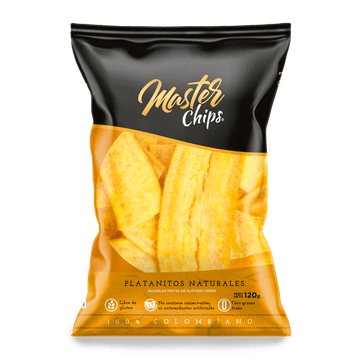 PLATANO MASTER CHIPS 120G NATURALES