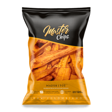 PLATANO MASTER CHIPS 120G MADUROS