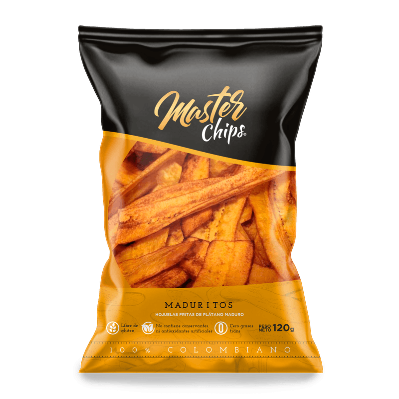 PLATANO MASTER CHIPS 120G MADUROS