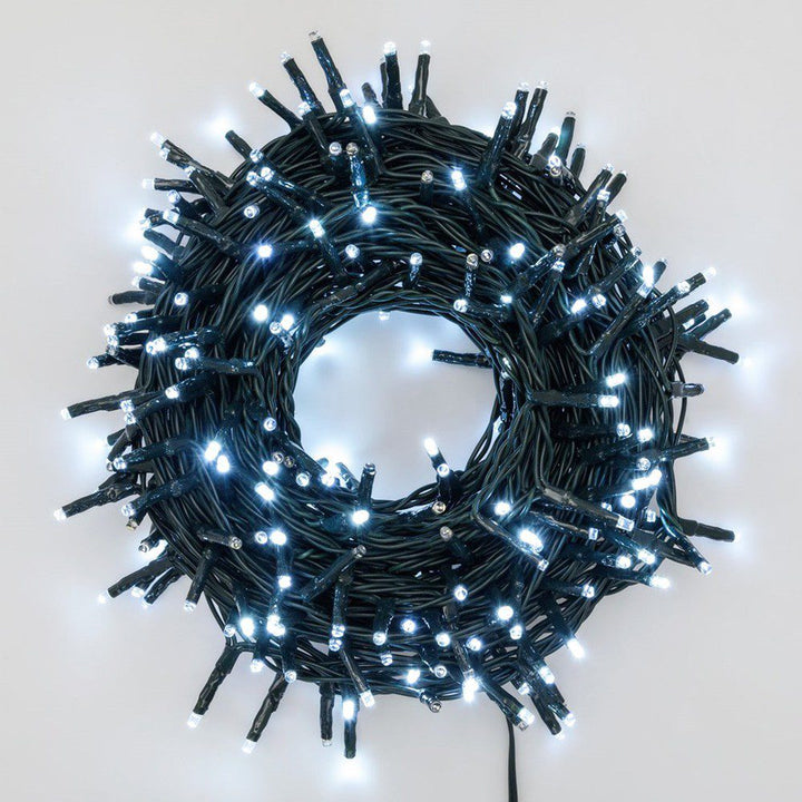 Extensión Luz LED Lineal 100 Luces 7 Metros Cable Verde 1410