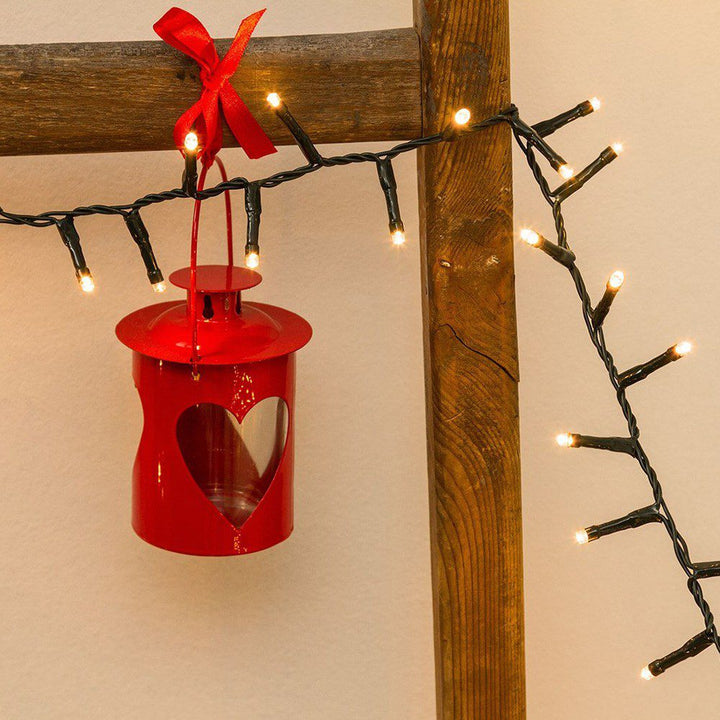 Extensión Luz LED Lineal 100 Luces 7 Metros Cable Verde 1410