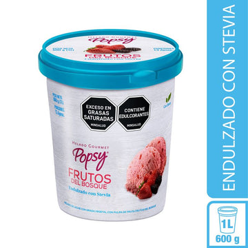 HELADO POPSY 600G FRUTOS DEL BOSQUE STEV