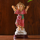 Estatua Elegante de Jesús Santo - Resina Duradera con Colores Vibrantes, Diseño de Brazos Abiertos, Perfecta para Decoración de Hogar u Oficina, Regalo Ideal para Aficionados Religiosos, Color Completo, Decoración Interior