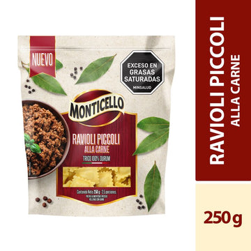 RAVIOLI MONTICELLO 250G CARNE