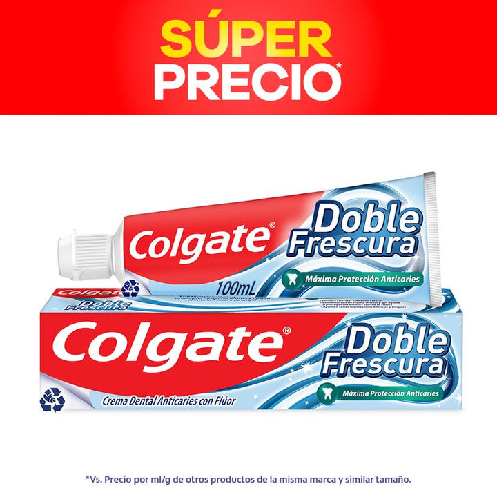 CREMA DENTAL COLGATE 100ML DOBLE FRESCUR