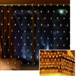 Luces Malla LED 100 Luces 1x1 Metros Luz Navidad RF 100TC