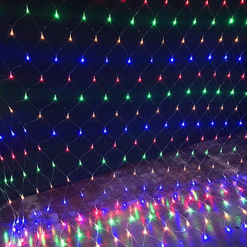 Luces Malla LED 100 Luces 1x1 Metros Luz Navidad RF 100TC