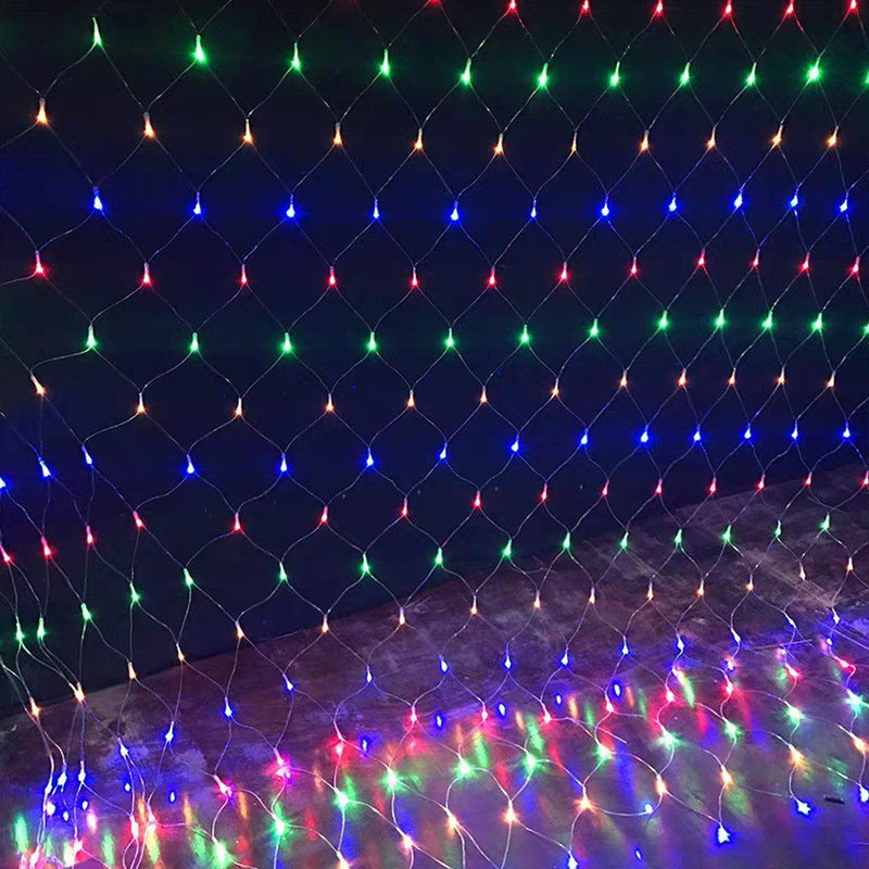 Luces Malla LED 100 Luces 1x1 Metros Luz Navidad RF 100TC