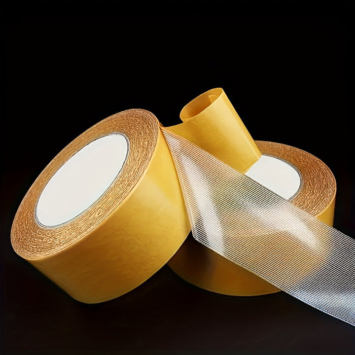 Cinta Adhesiva de Doble Cara de Alta Resistencia, Longitud de 5m - Agarre Fuerte para Alfombras y Suelos, Evita el Rizado de Bordes y Deslizamiento, Ideal para Uso Doméstico y de Oficina, Cinta Adhesiva para Suelos|Cinta de Superficie Texturizada|Cinta d