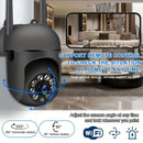2/4 Paquetes de cámaras inalámbricas de seguridad para el hogar - Video Full HD 1080P, 2, 4G, alcance largo de WiFi, visión nocturna, monitoreo remoto APP, intercomunicador de voz bidireccional, detección de movimiento, alarma en tiempo real, adecuado pa