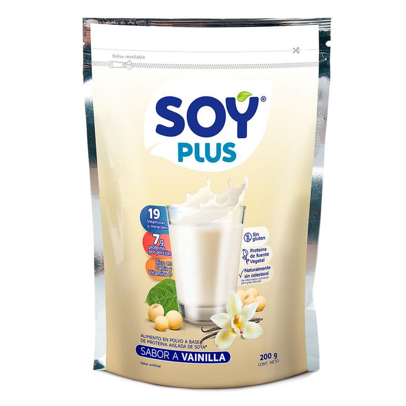 LECHE SOYPLUS 200G VAINILLA