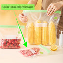 20 Bolsas de Almacenamiento de Vacío Reutilizables con Cierre Hermético y Cremallera - Material PE Duradero, Incluye Bomba Manual para Frescura, Diseño Transparente para Identificación Fácil, Ideales para Frutas, Verduras y Bocadillos - Perfecto para el