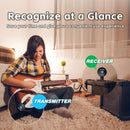 Sistema inalámbrico mini para guitarra de 2.4 GHz, transmisor y receptor inalámbrico para guitarra, bajo e instrumentos eléctricos