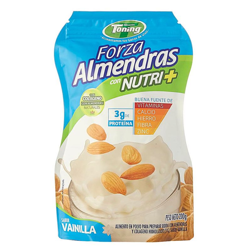 ALIMENTO ALMENDRAS TONING  200G VAINILLA