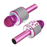 Micrófono Karaoke Bluetooth Parlantes Integrados para IOS y Android RF 858