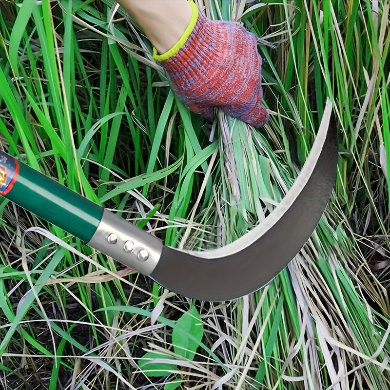 Tenazas de Jardinería de Acero al Carbono de Alta Resistencia con Mangos Ergonómicos Verdes - Tijeras Manuales para Podar Plantas, Enredaderas y Arbustos