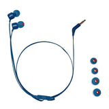 Audífonos JBL Manos libres Extra Bajo In Ear Contestar Finalizar Llamadas T110