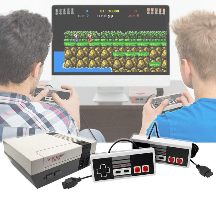 Mini Consola Retro Clásica 620 Juegos En 1 AV-OUT + 2 Controles RF HL38