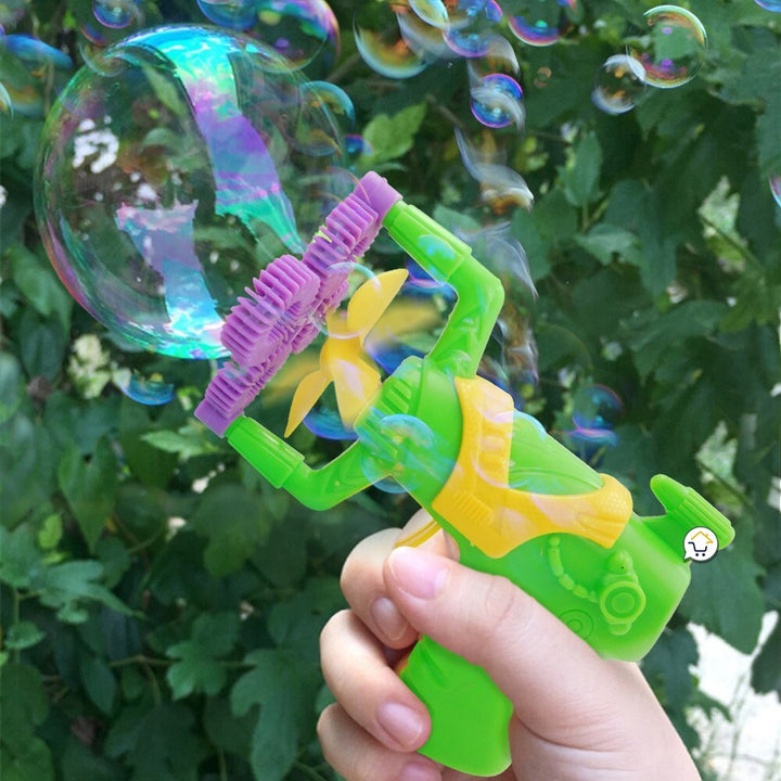 Pistola Burbujas de Jabón Juguete Niños + Botella Jabón RF 711