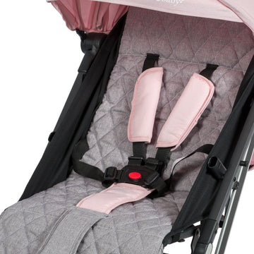 COCHE MALETA CON PORTABEBÉ HAPPY TRAVEL EB198 GRIS EBABY