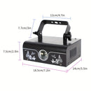 1 Pieza, Luces Láser Animadas, De Segunda Generación, Para Dj, Para Escenarios Y Fiestas, Ilusión 3D Y Colores Rgb, Con Control De Sonido Dmx512 Y Control Remoto, Para Toda Ocasión