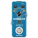 Pedal de efecto de armonizador de guitarra Efectos digitales de octava Pedales de armonía Desintonizador de tono para guitarra bajo Tamaño mini con conmutación real