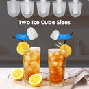 ¡Hielo al instante, en cualquier momento y lugar! 9 cubos en 6 minutos, 12.02 kg/día, compacto y autolimpiante - ¡Perfecto para el hogar! Olvídate de salir por hielo: producción continua para fiestas o necesidades diarias. Diseño ahorrador de espacio: ca