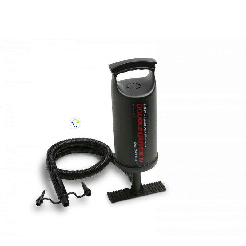 Inflador Manual Doble Presión Velocidad 3 Boquillas Ciclismo Camping Piscinas 68612
