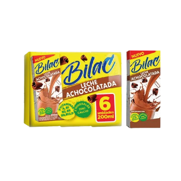 BEBIDA ACHOCOLATADA TETRA BILAC 6*200ML
