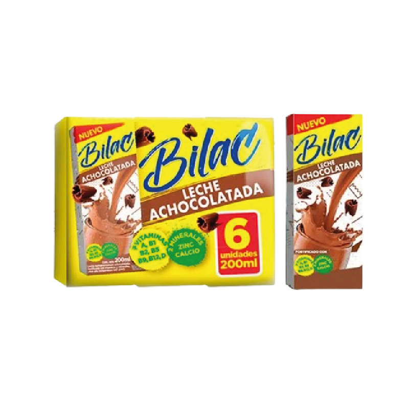 BEBIDA ACHOCOLATADA TETRA BILAC 6*200ML