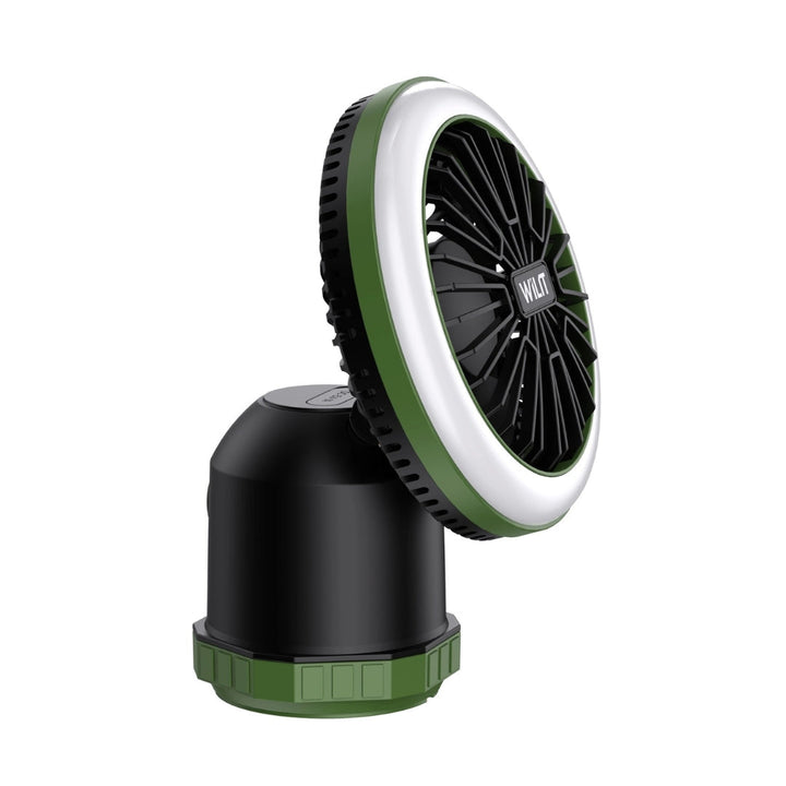 Mini Ventilador Para Camping Recargable Con Luz Led B19