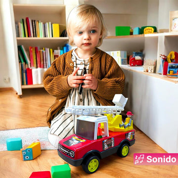 Camión de Bomberos con Sonido Juguete Interactivo para Niños PF642