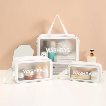 Bolso Organizador Viajero x3 Maquillaje Bolso De Mano Cartera Lavables GMBOL14