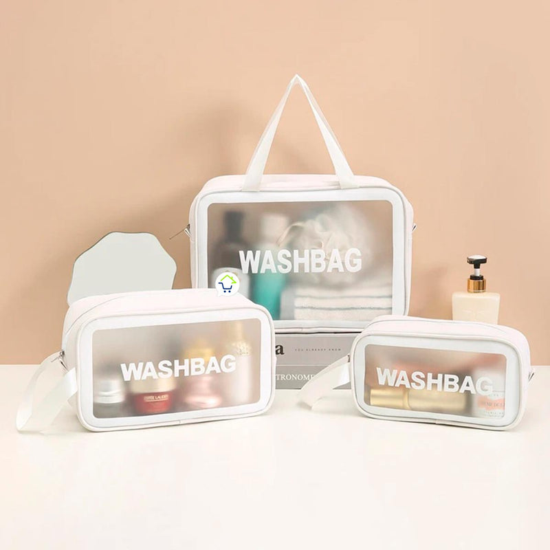 Bolso Organizador Viajero x3 Maquillaje Bolso De Mano Cartera Lavables GMBOL14