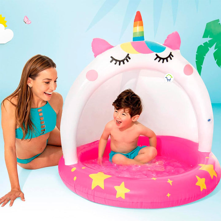 Piscina Unicornio Inflable Flotador Infantil 58438NP