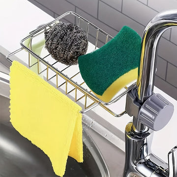 Organizador de Acero Inoxidable para Fregadero para Esponjas