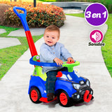 Vehículo Montable 3 En 1 Carro Paseador Juguete Infantil PF955